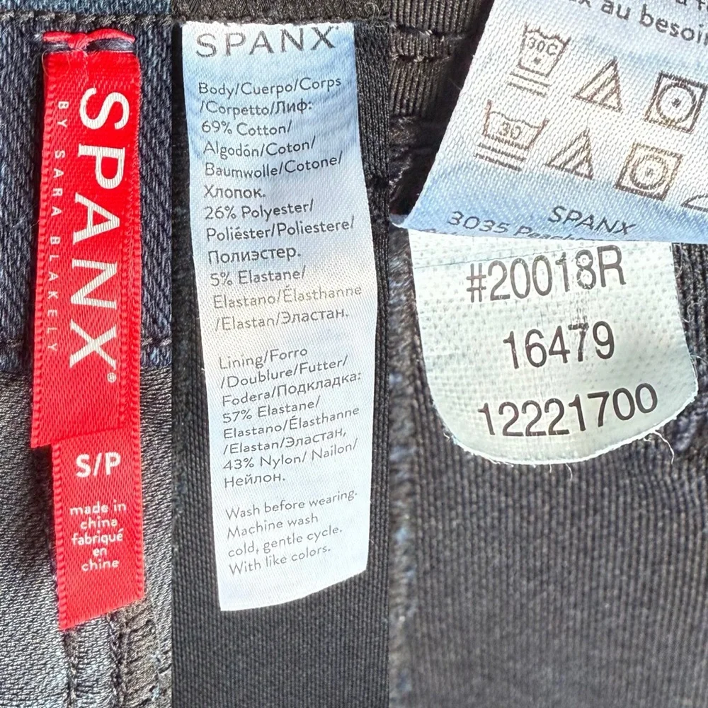Spanx Jean-ish® Ankle Leggings Blue Denim Women's Small